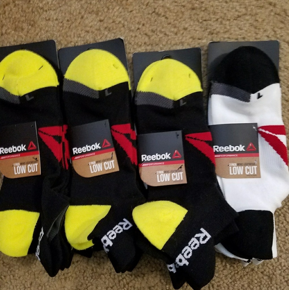 Reebok mens low cut socks
